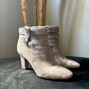 Ralph Lauren Gray Suede Ankle Boots